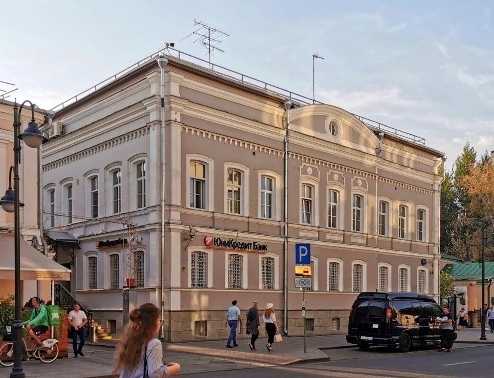 фасад дома, здание по адресу г Москва, ул Пятницкая, д 14 стр 1